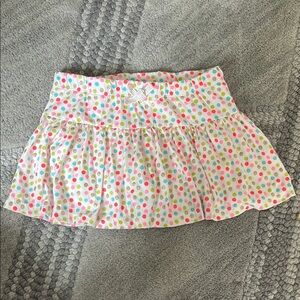 Cynthia Rowley Multicolor Polka Dot Skirt with Shorts size 5-6